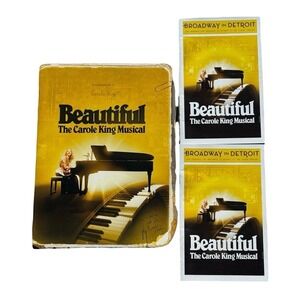 Beautiful The Carole King Musical Playbill‎ Program Book & Flyers 2019 Lot